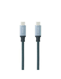 CABLE USB 3.1 GEN2 5A USB-C/M-USB-C/M 2M NEGRO/GRIS NANOCABLE