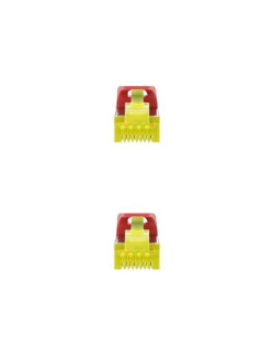 CABLE RED LATIGUILLO RJ45 CAT.6A LSZH SFTP AWG26· 0.30M ROJO NANOCABLE