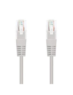 CABLE RED LATIGUILLO RJ45 CAT.6 UTP AWG24·5M GRIS NANOCABLE