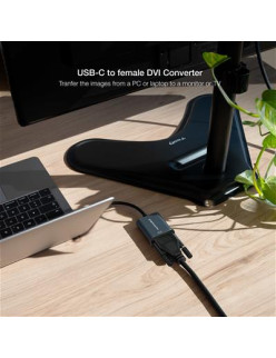 CONVERSOR USB-C A DVI 0.15M ALUMINIO NANOCABLE