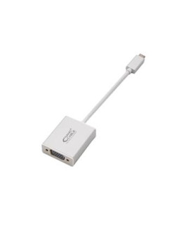 CONVERSOR USB-C A VGA· USB-C/M-VGA/H· ALUMINIO 0.1M NANOCABLE