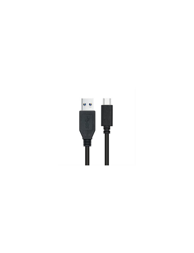 CABLE USB 3.1 GEN2 10GBPS 3A· TIPO USB-C/M-A/M· NEGRO 1.5M NANOCABLE