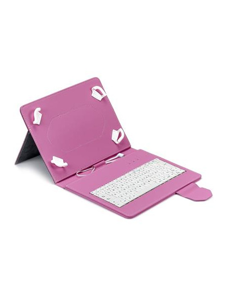 FUNDA TABLET Urban Keyboard USB  9.7'-10.2' Pink