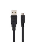 CABLE USB 2.0 A/M-MICRO USB B/M 1.8M NEGRO NANOCABLE