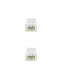 CABLE RED LATIGUILLO RJ45 CAT.6A LSZH UTP AWG24· 1M BLANCO NANOCABLE