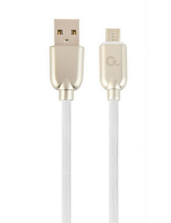 CABLE USB 2.0 A/M-MICRO USB B/M 1M BLANCO