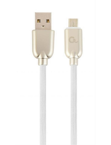 CABLE USB 2.0 A/M-MICRO USB B/M 1M BLANCO