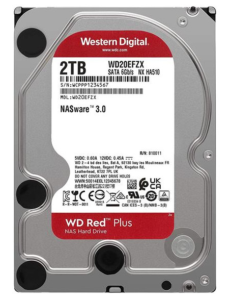 HD 3.5' 2TB WESTERN DIGITAL RED PLUS