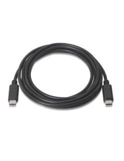 CABLE USB 2.0 3A· TIPO C USB-C/M-USB-C/M 1M NEGRO NANOCABLE
