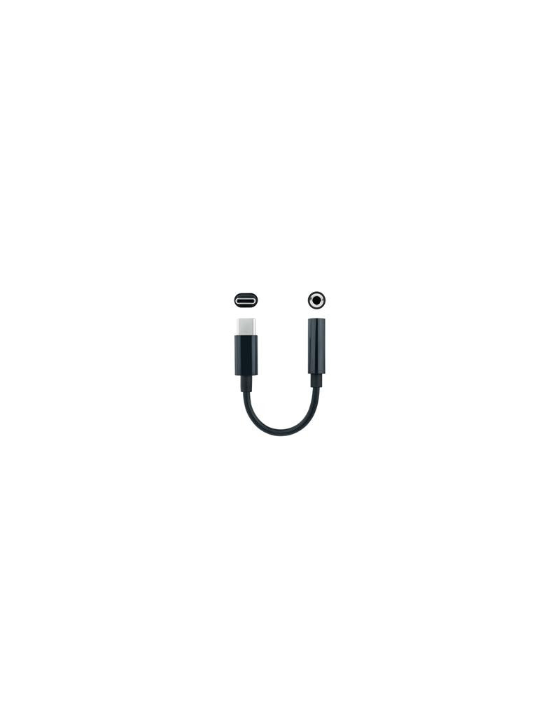 CABLE ADAPTADOR DE USB-C A JACK 3.5· NEGRO NANOCABLE