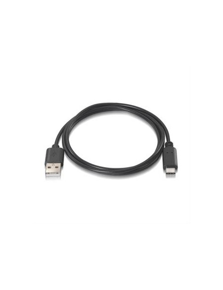 CABLE USB 2.0 3A· TIPO C USB-C/M-A/M 2M NEGRO NANOCABLE
