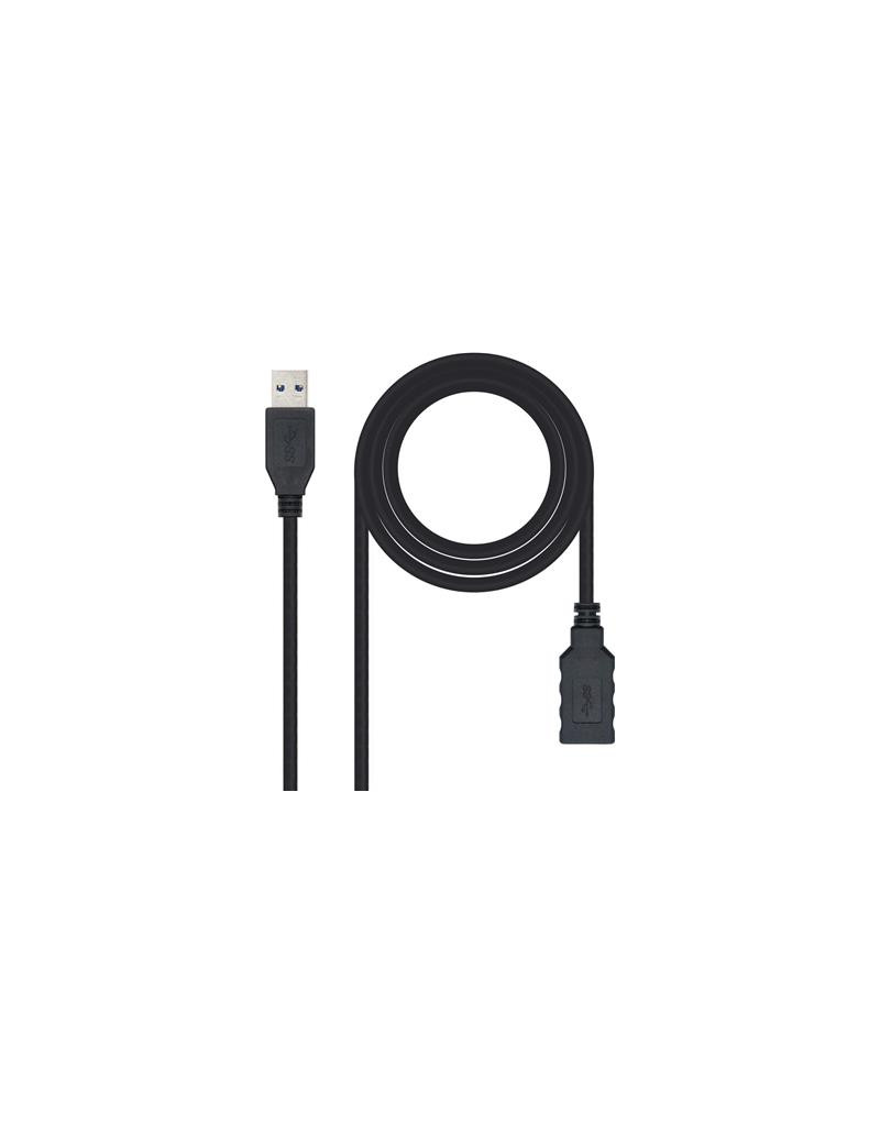 CABLE USB 3.0· TIPO A/M-A/H 3M NEGRO NANOCABLE