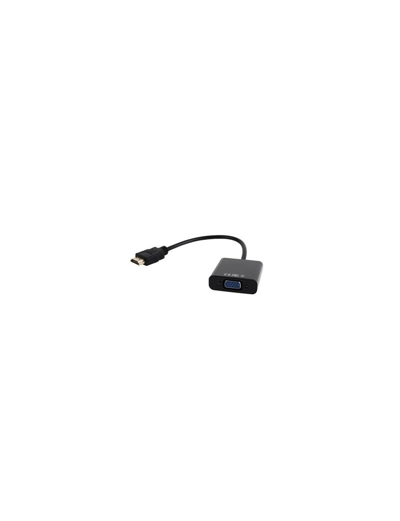 ADAPTADOR GEMBIRD HDMI-M A VGA-H  Y AUDIO CON JACK 3.5 (CABLE 15CM)