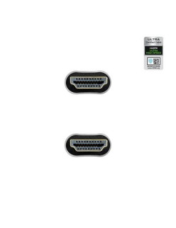 CABLE HDMI 2.1 CERTIFICADO ULTRA HS M-M 1M NEGRO NANOCABLE