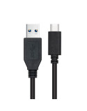CABLE USB 3.1 GEN2 10GBPS 3A· TIPO C USB-C/M-A/M 2M NEGRO NANOCABLE