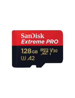 SANDISK EXTREME PRO MICROSDXC 128GB+SD ADAPT·Sin imagen