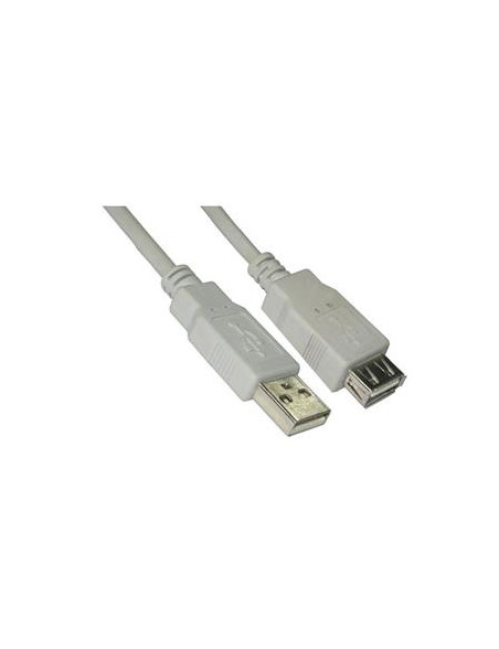 CABLE USB 2.0 PROLONGACION A/M-A/H 1.8M NANOCABLE