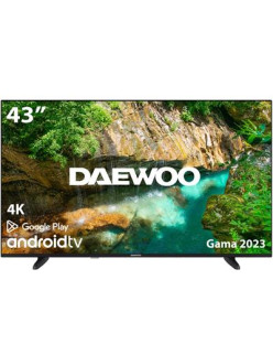 TV DAEWOO 43' LED 4K UHD ANDROID SMART TV WIFI HDR HDMI USB BLUETOOTH TDT2 SATELITESin imagen